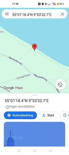 Nøffelskoven fundet på kortet