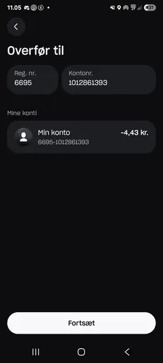 Der skulle lige overføres penge