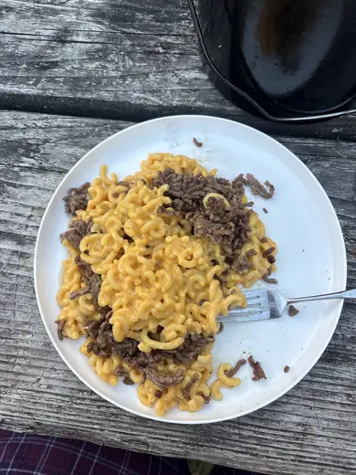 Aftensmad på bordet